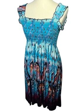Boho Butterfly Mini Summer Dress